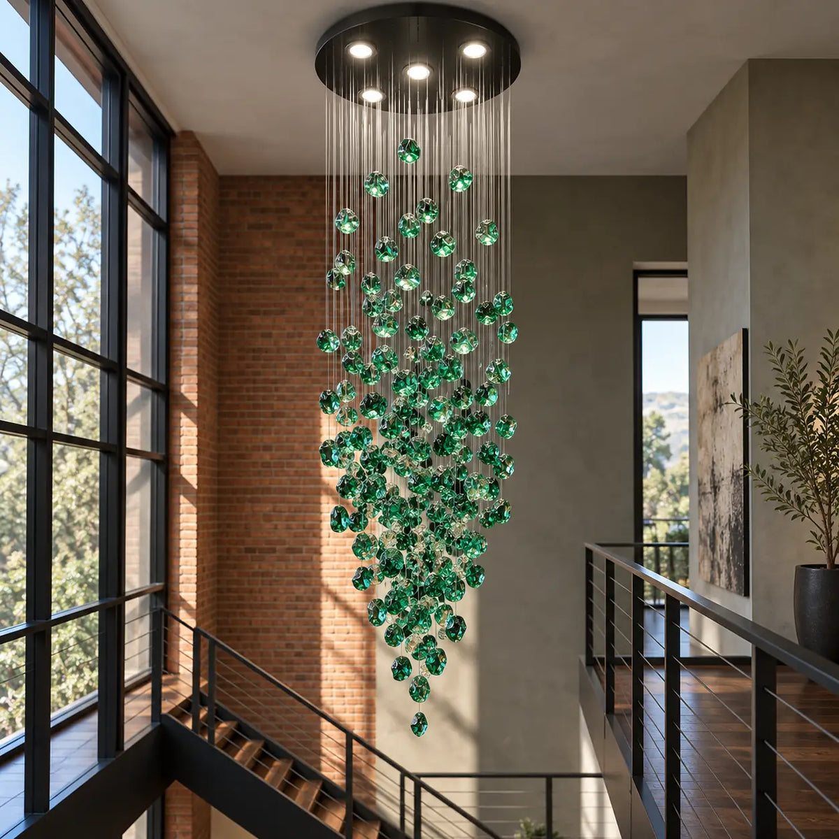 Zest Modern Staircase Chandelier Modern Chandelier