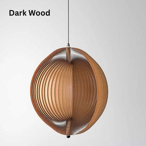 Zirel Rustic Wood Staircase Chandelier Modern Chandelier