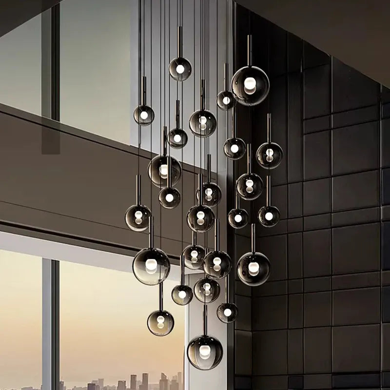 Zorin Multi Glass Pendant Chandelier Modern Chandelier