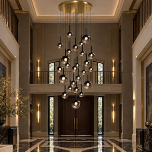 Zorin Multi Glass Pendant Chandelier Modern Chandelier