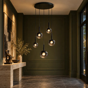 Zorin Multi Glass Pendant Chandelier Modern Chandelier